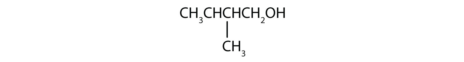 Four-Carbon primary alcohol with a radical methyl attached to Carbon 2.