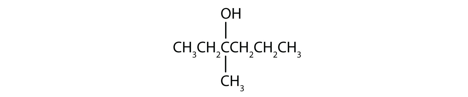 Six-Carbon secondary alcohol with functional group and a radical methyl attached to Carbon 3.