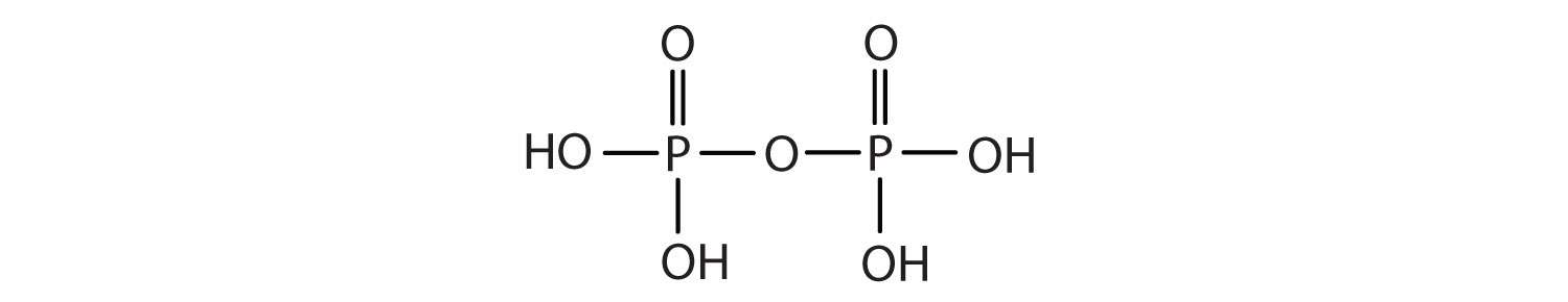 Formula of Pyrophosphoric acid.
