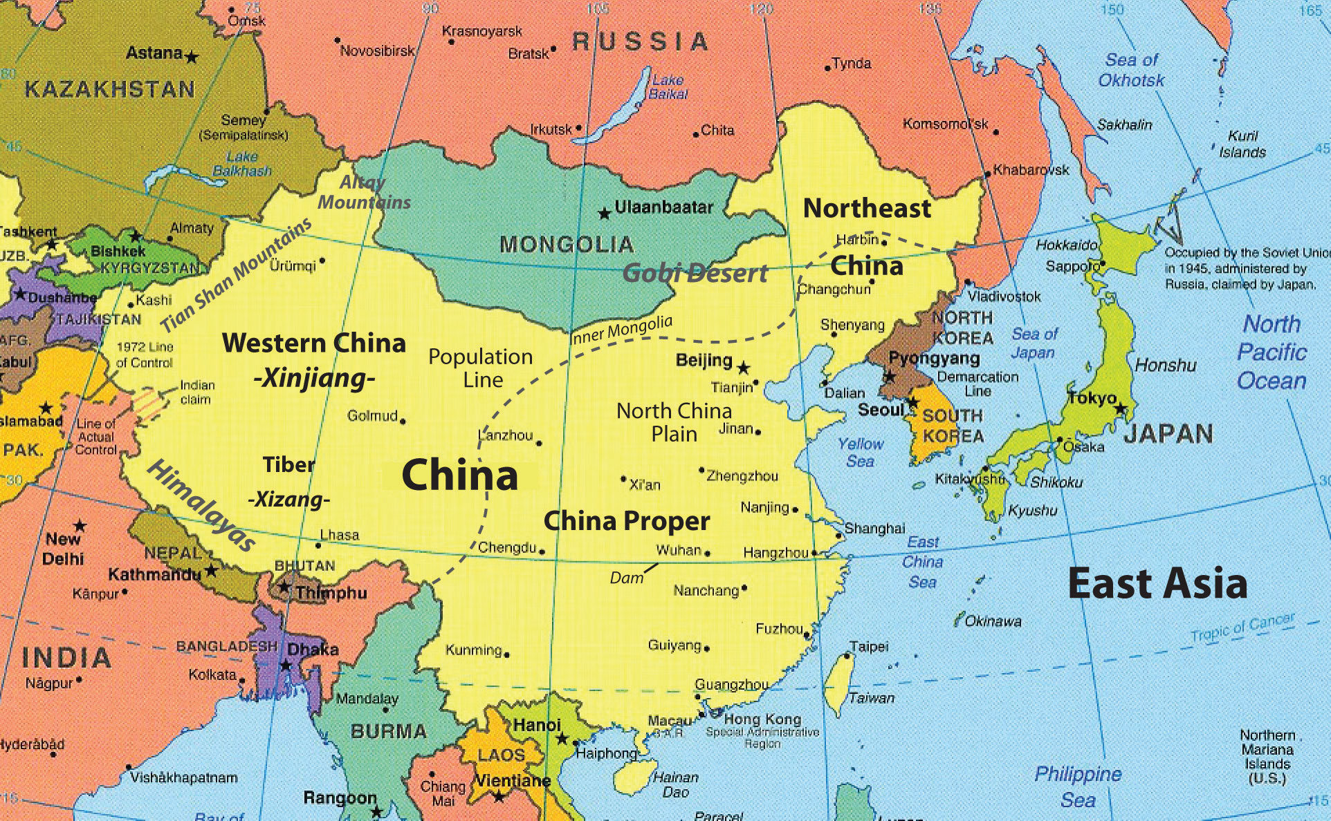 Is China In North East Asia