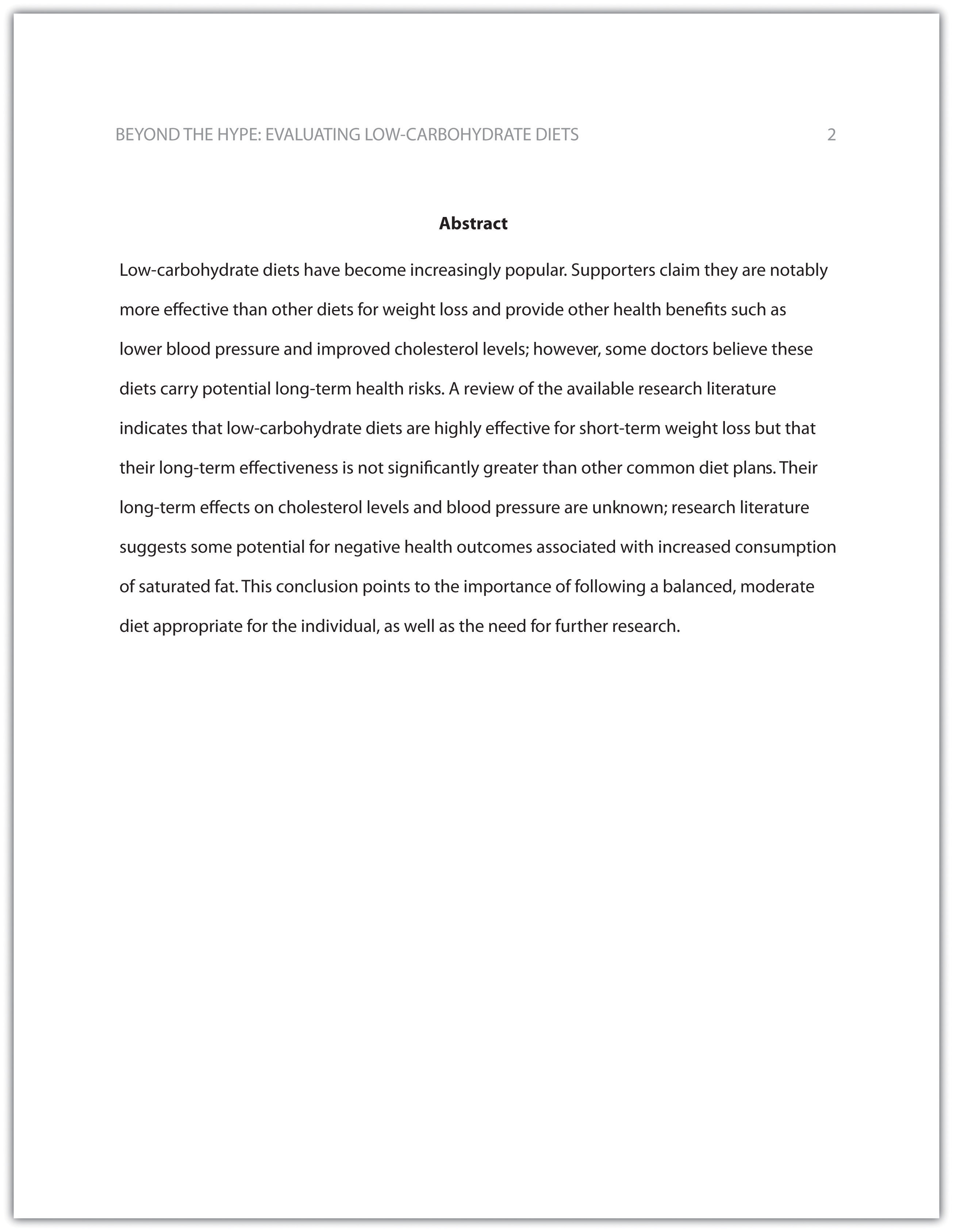 how to write a scientific article abstract