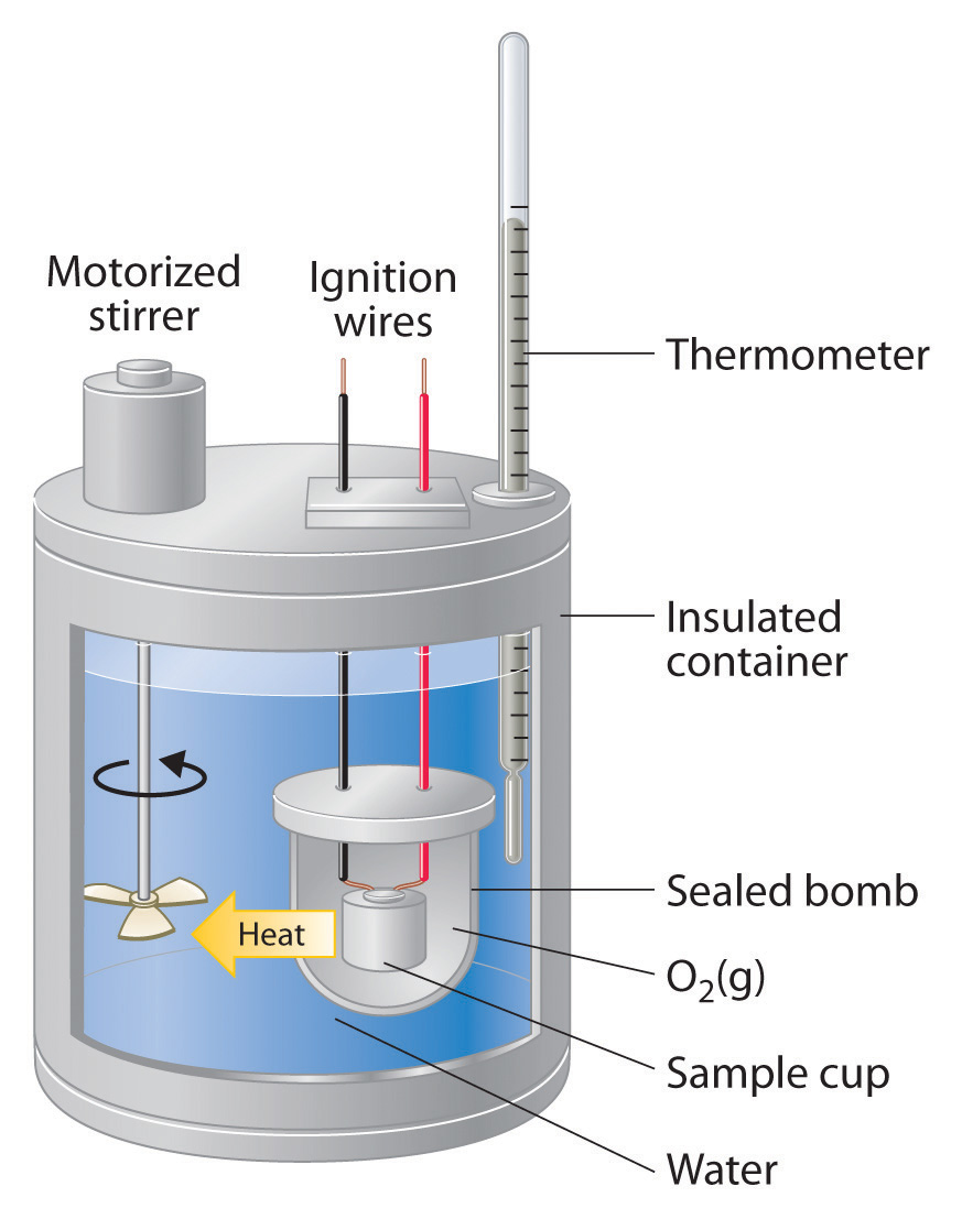 calorimetry experiment combustion