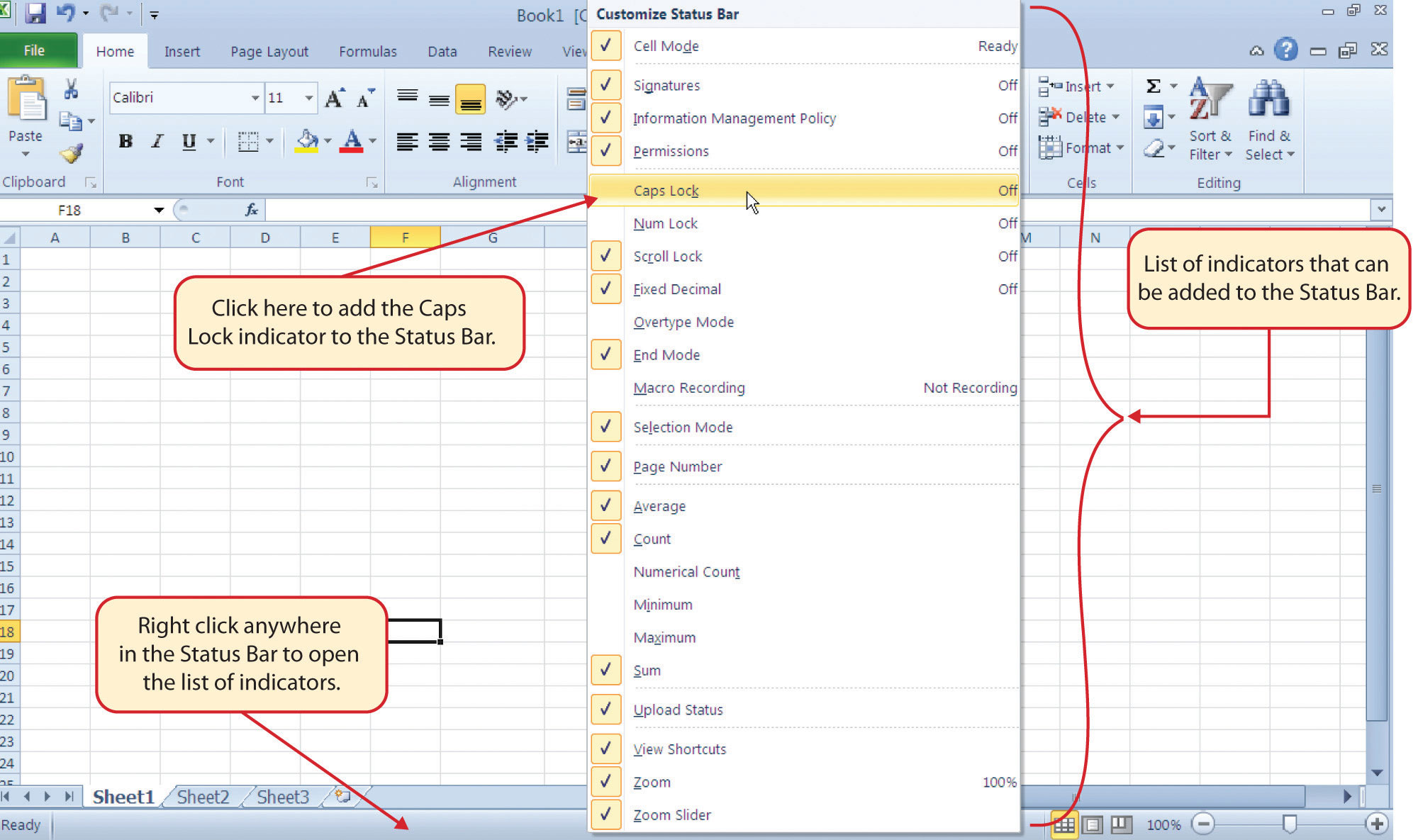 quick summary of how to use microsoft excel