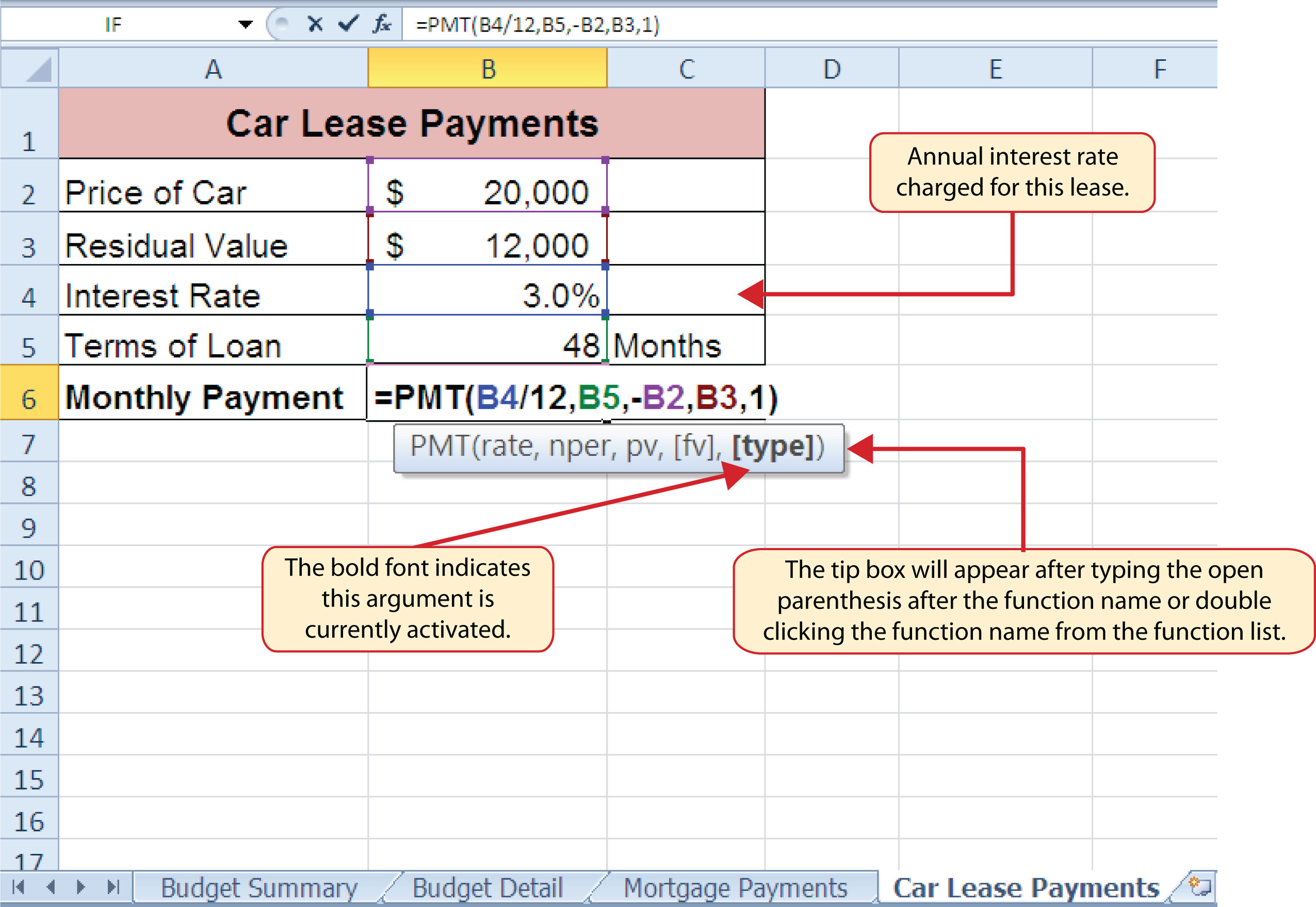 advance cash payment