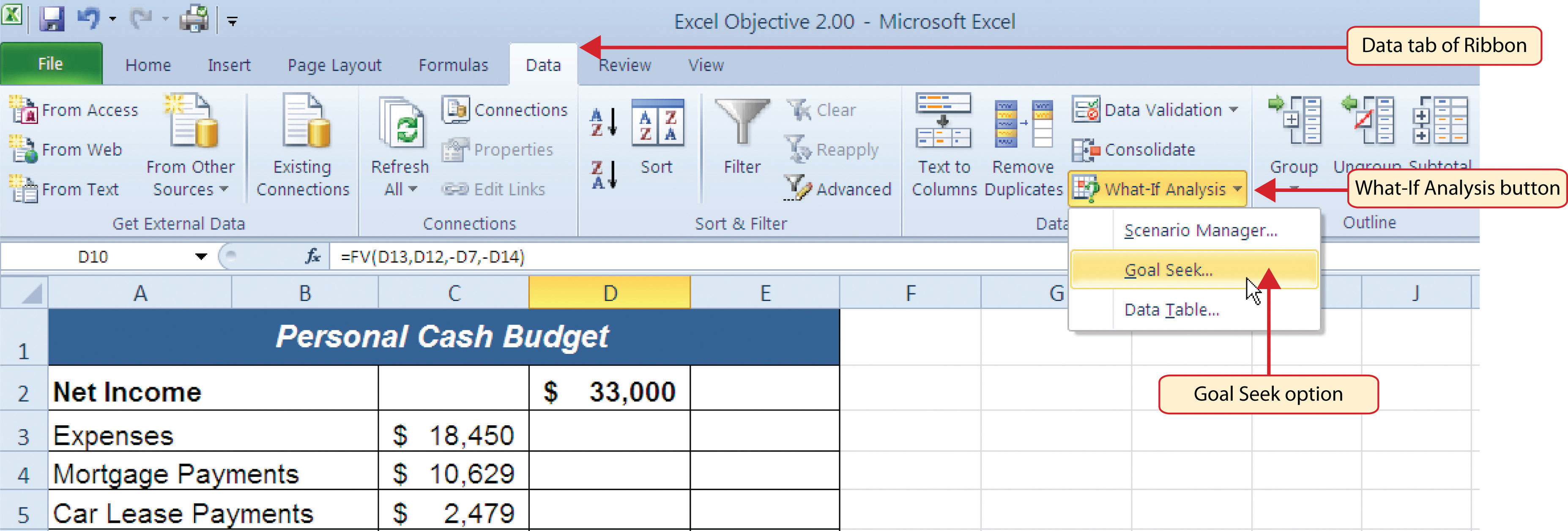 mouseless excel