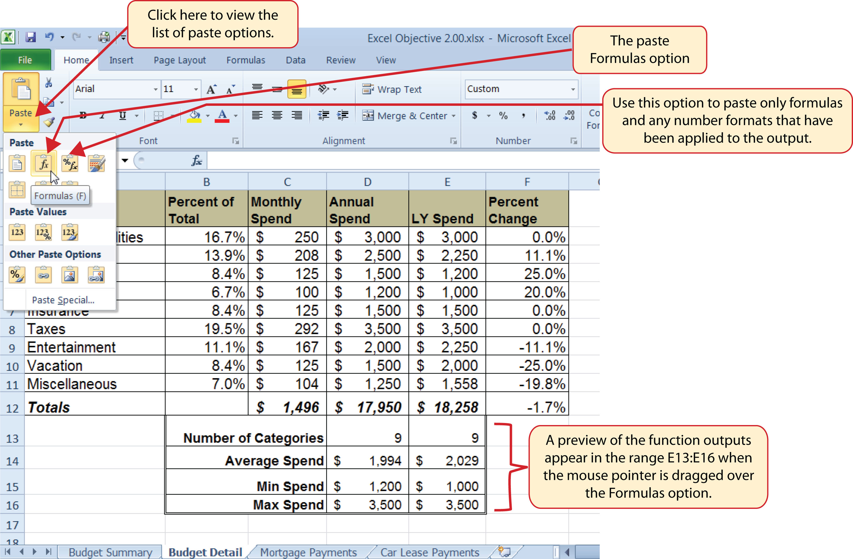 excel with columns sorting formulas not Functions Statistical