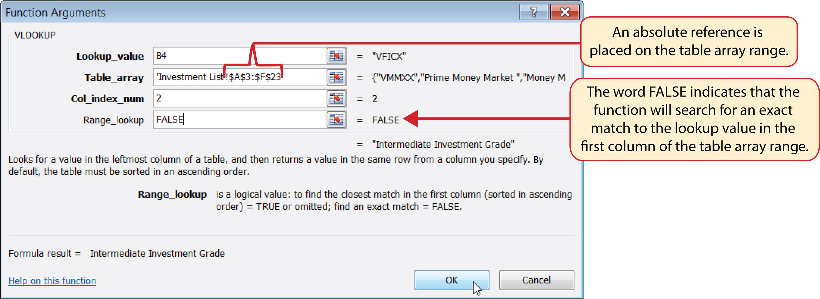 This function. Arguments function. False=Lookup.