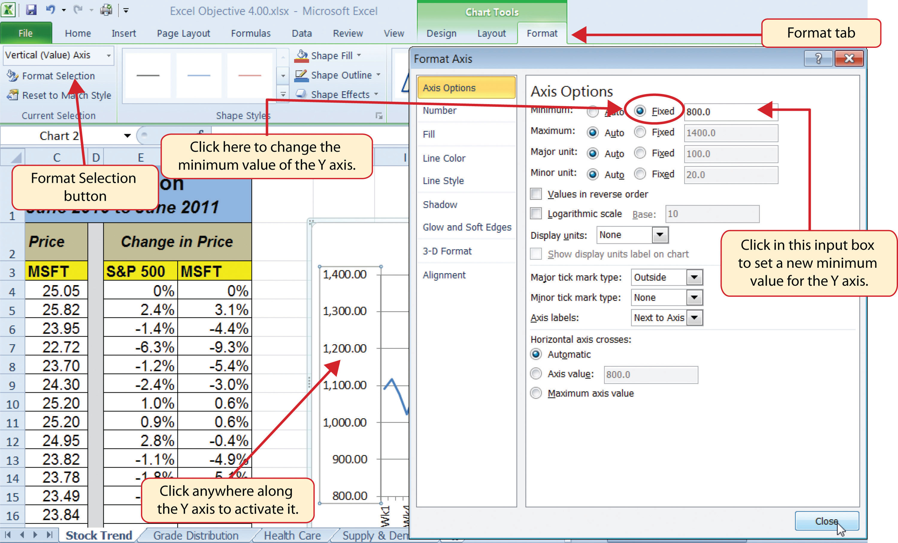 date axis excel for mac