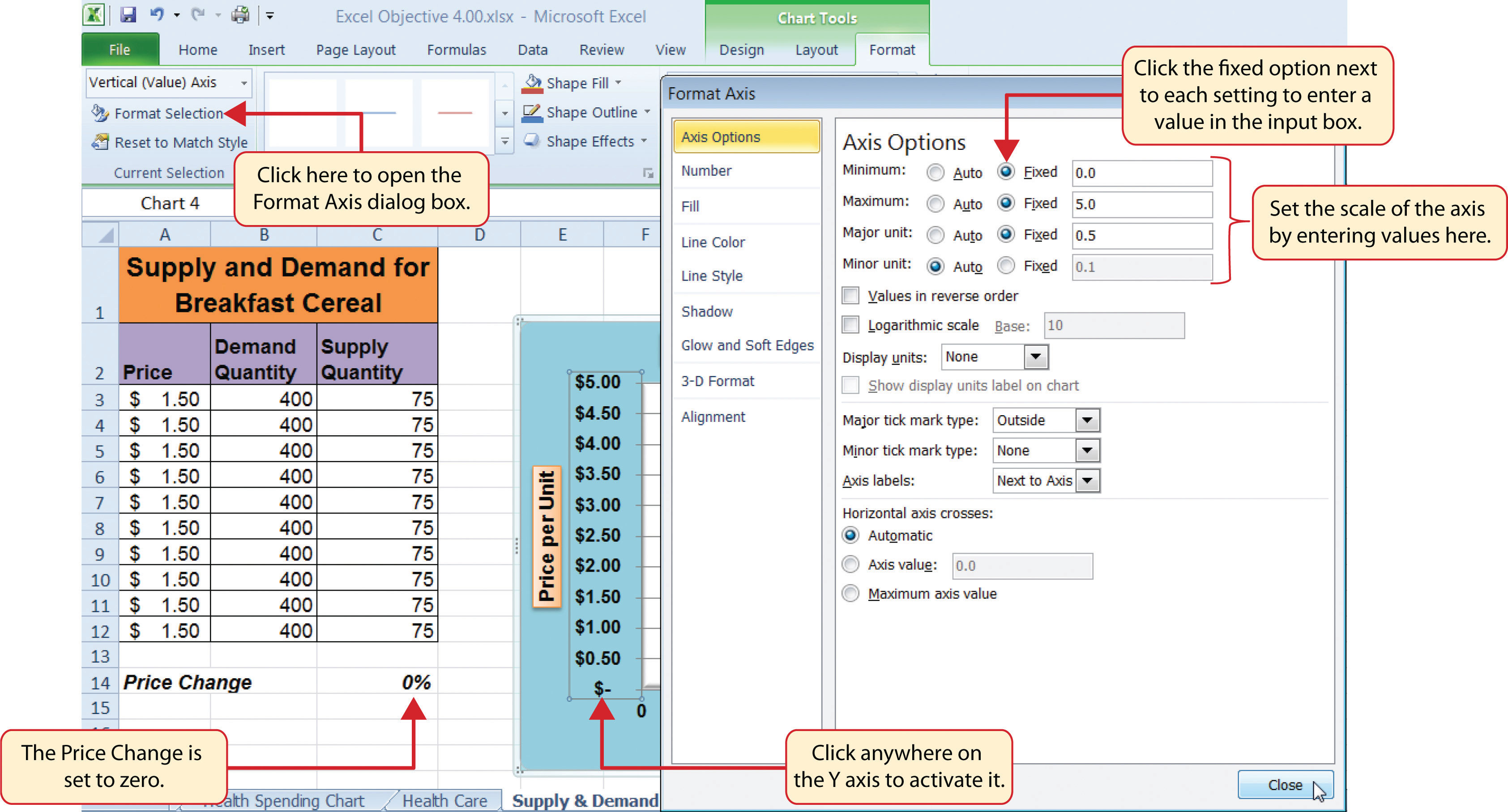 Change Increments In Excel Chart