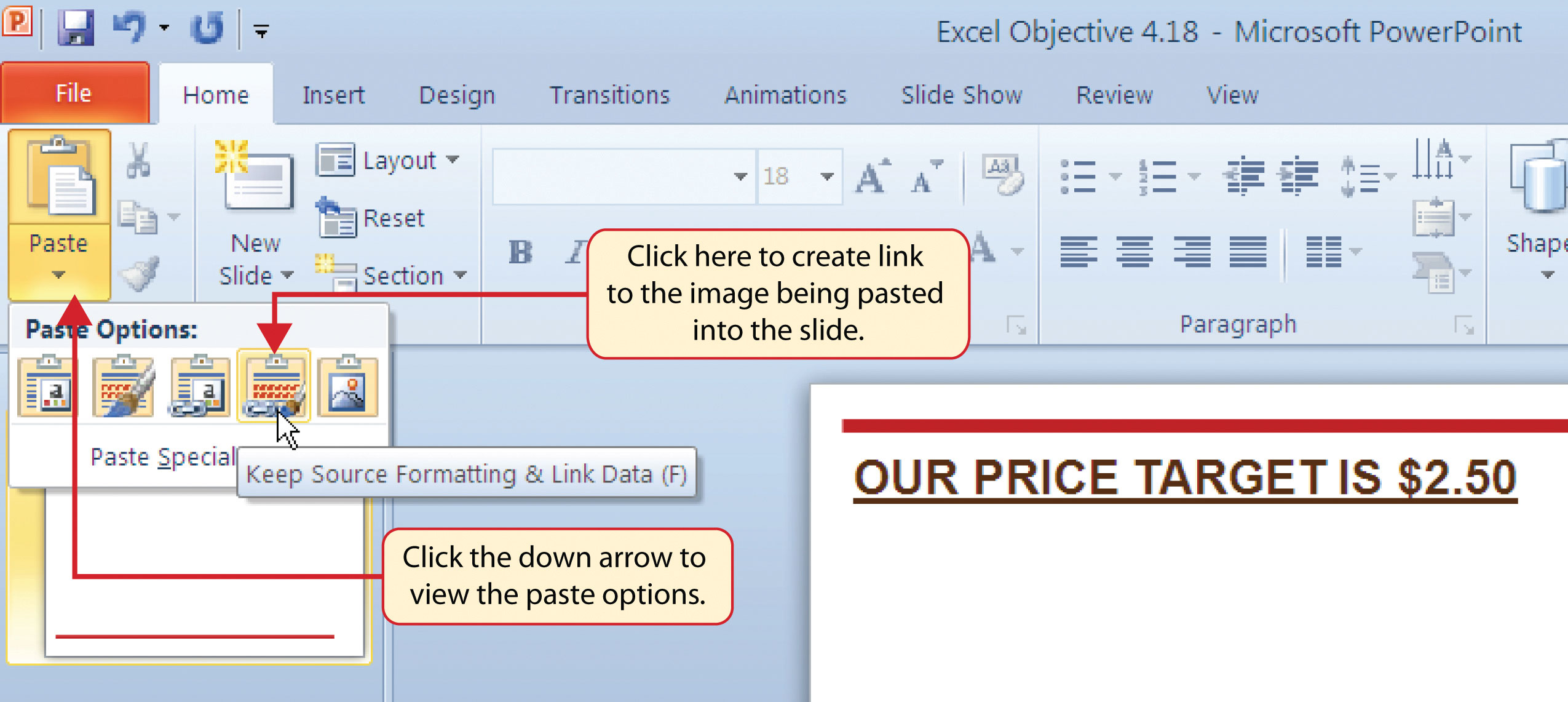 Link Powerpoint Chart To Excel