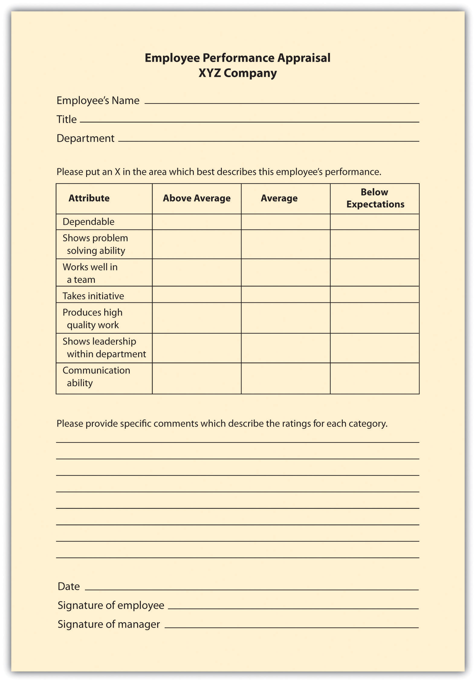 essay technique appraisal