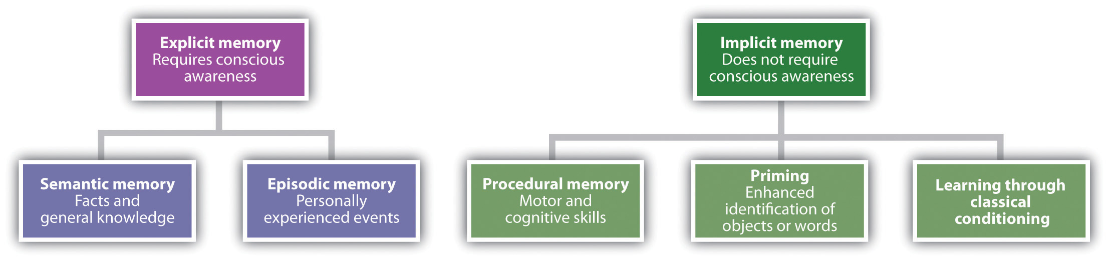 Memories as Types and Stages