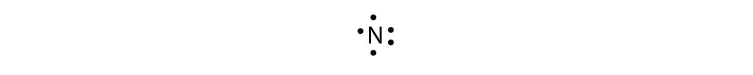 The Lewis dot diagram of these atoms represents the amount of valence electrons with dots. These are the electrons located in the outer most level of Energy. For atoms with up to 4 electrons, the dots can be represented as indicated. For atoms with more than 5 electrons, only two electrons are represented on each side of the symbol. The maximum amount of valence electron is eight (noble gases, Neon in this example).  -	Hydrogen (one valence electron) -	Helium: (two valence electrons) -	Lithium (one valence electron) -	Berylium (two valence electrons) -	Carbon (four valence electrons) -	Nitrogen (five valence electrons) -	Oxygen (six valence electrons) -	Fluorine (seven valence electrons) -	Neon (eight valence electrons)