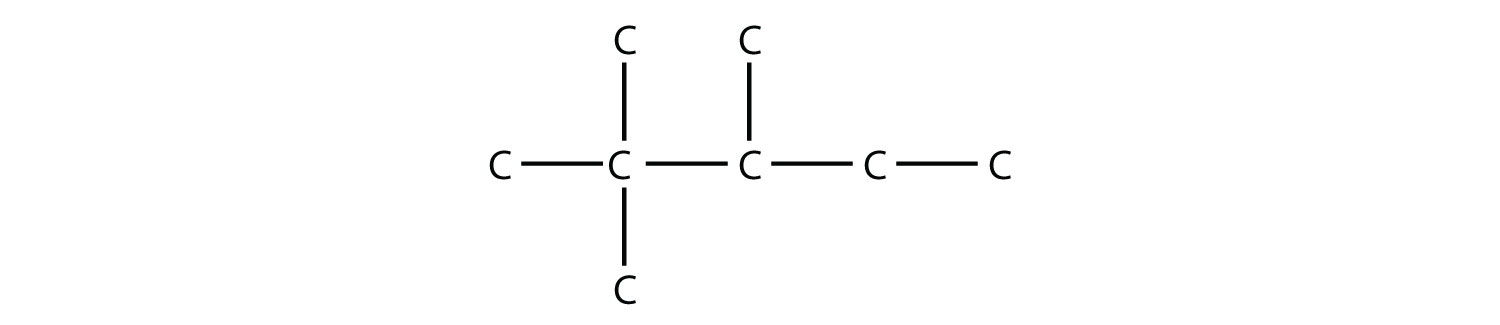 structural formula for 2,2,3-trimethylpentane