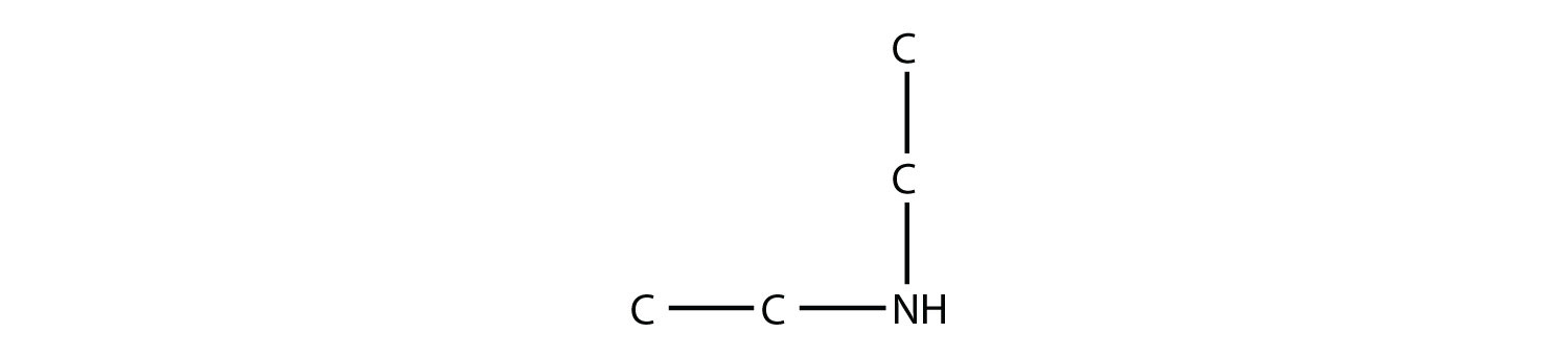 - Diethylamine. The Hydrogen atoms are not represented in the molecule.
