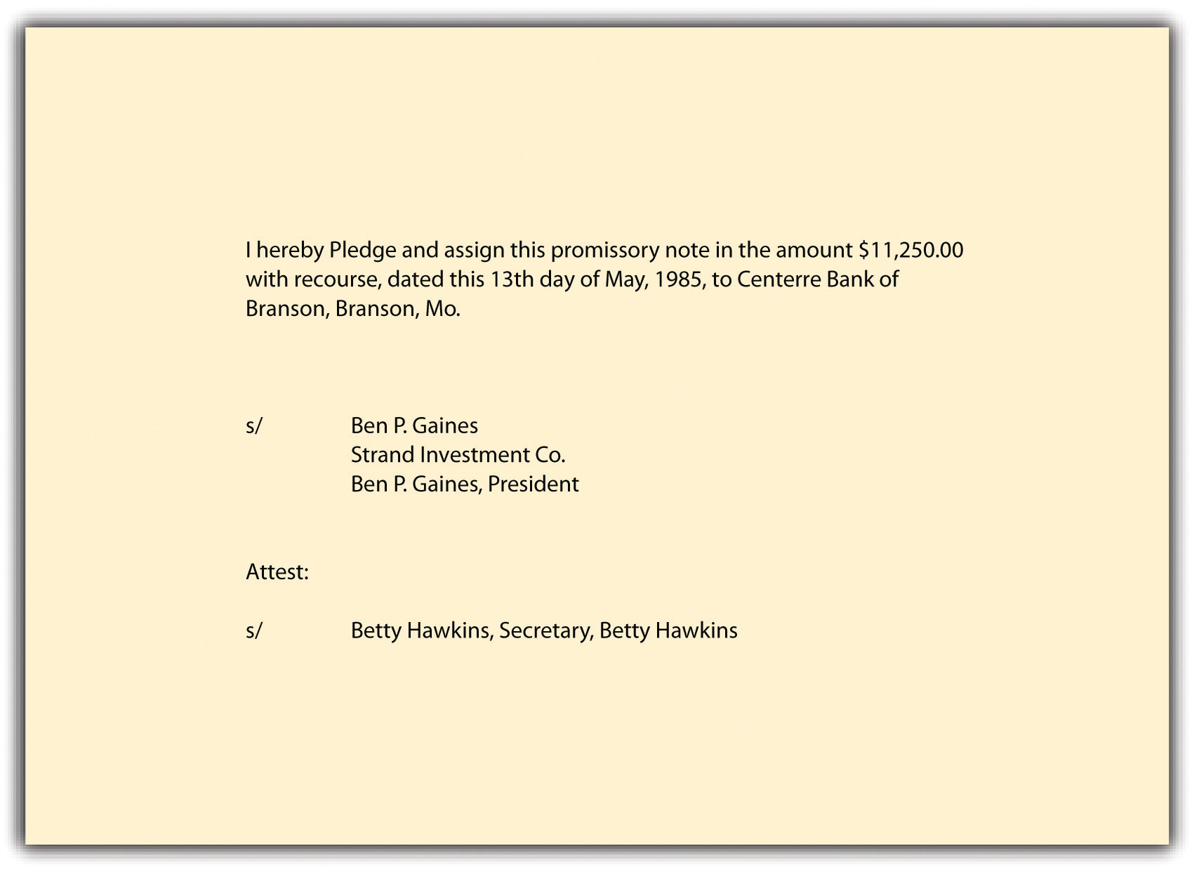 Nature and Form of Commercial Paper