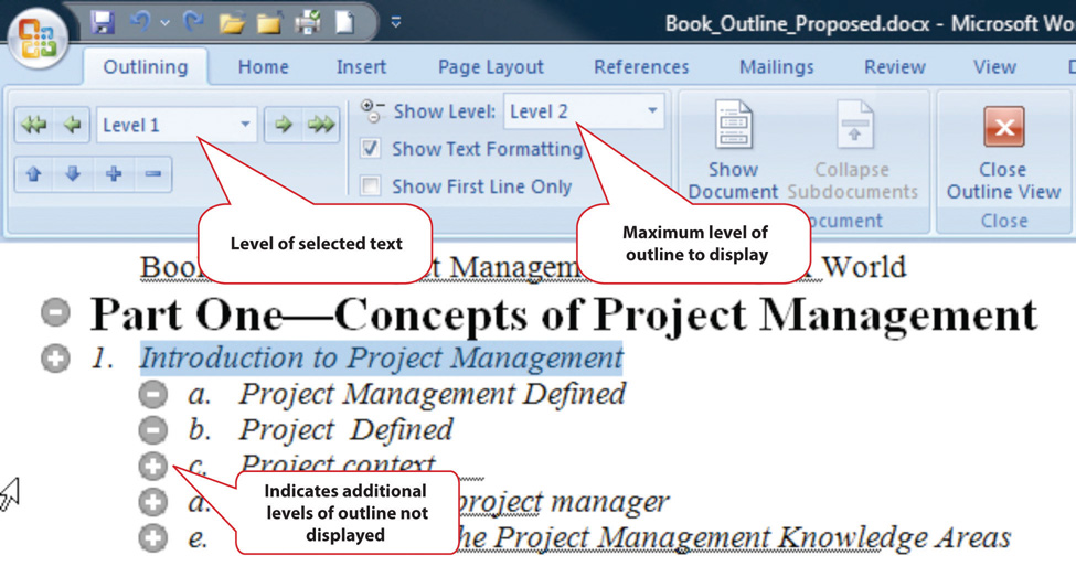 iformat outline .doc