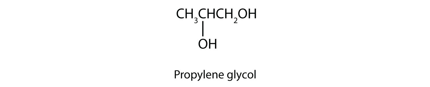 propylene glycol structure