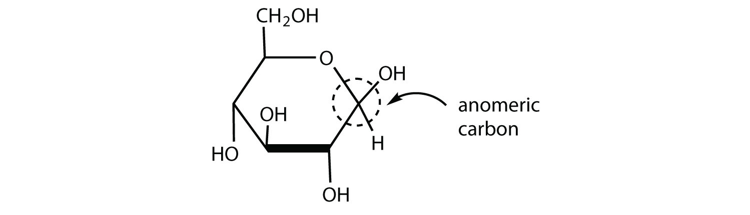 glucopyranose anomeric carbon