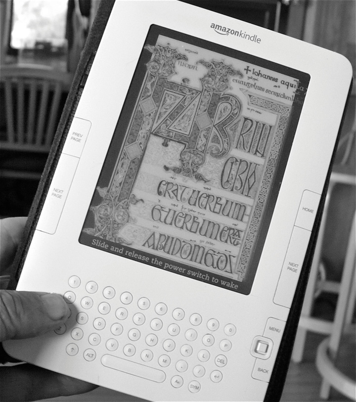Picture of an Amazon kindle