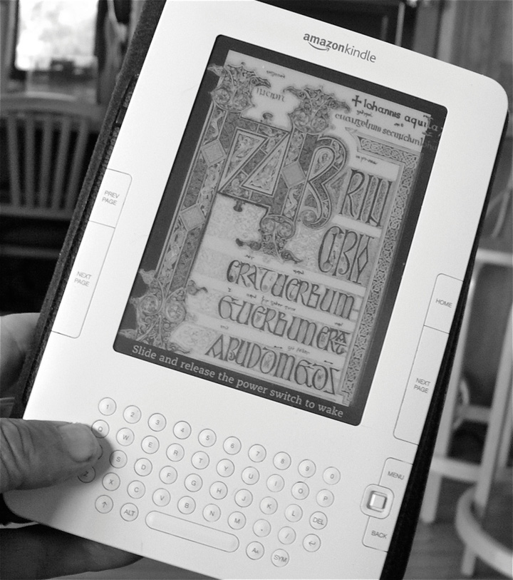 Picture of an Amazon kindle 