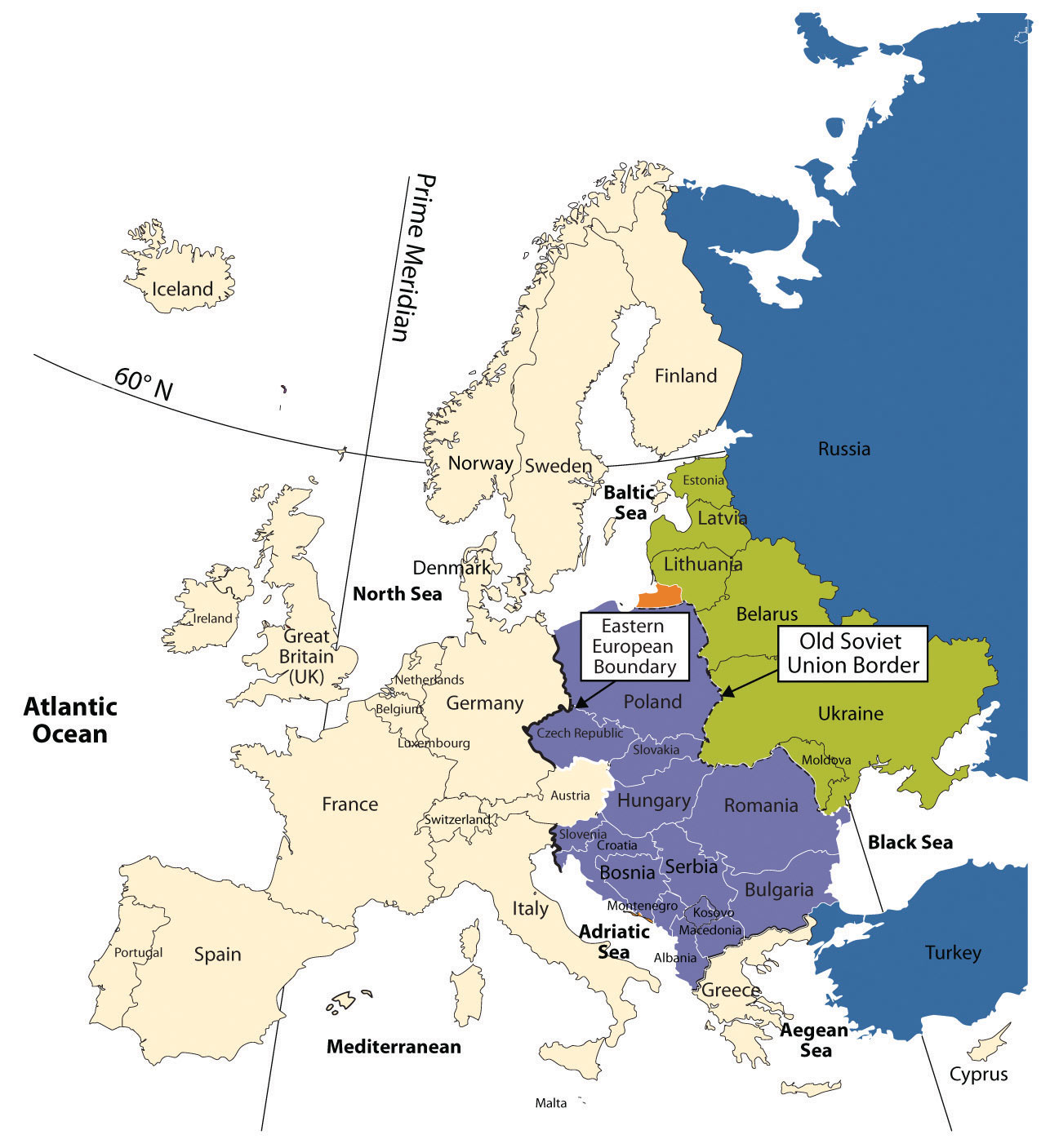 eastern and western europe map Eastern Europe eastern and western europe map