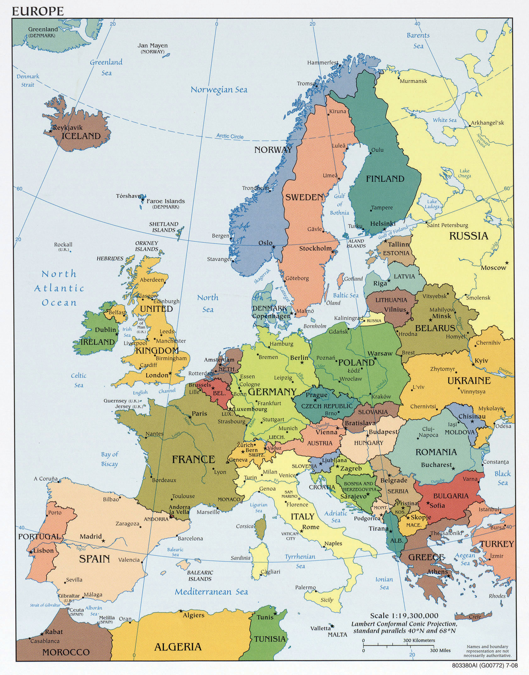 natural resources of europe map