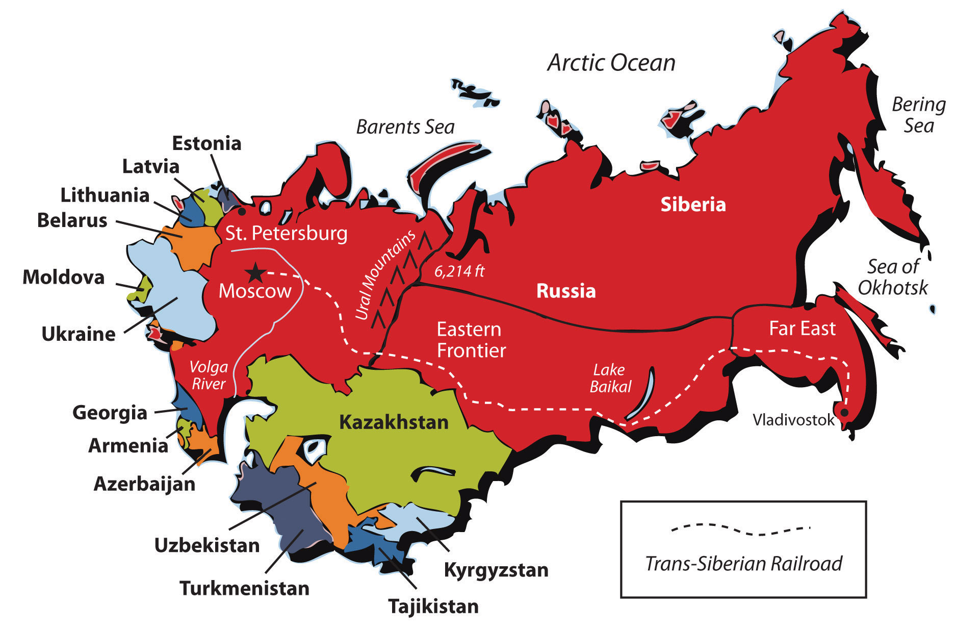 File:Flag-Map of Russia without Autonomous Okrugs and Republics