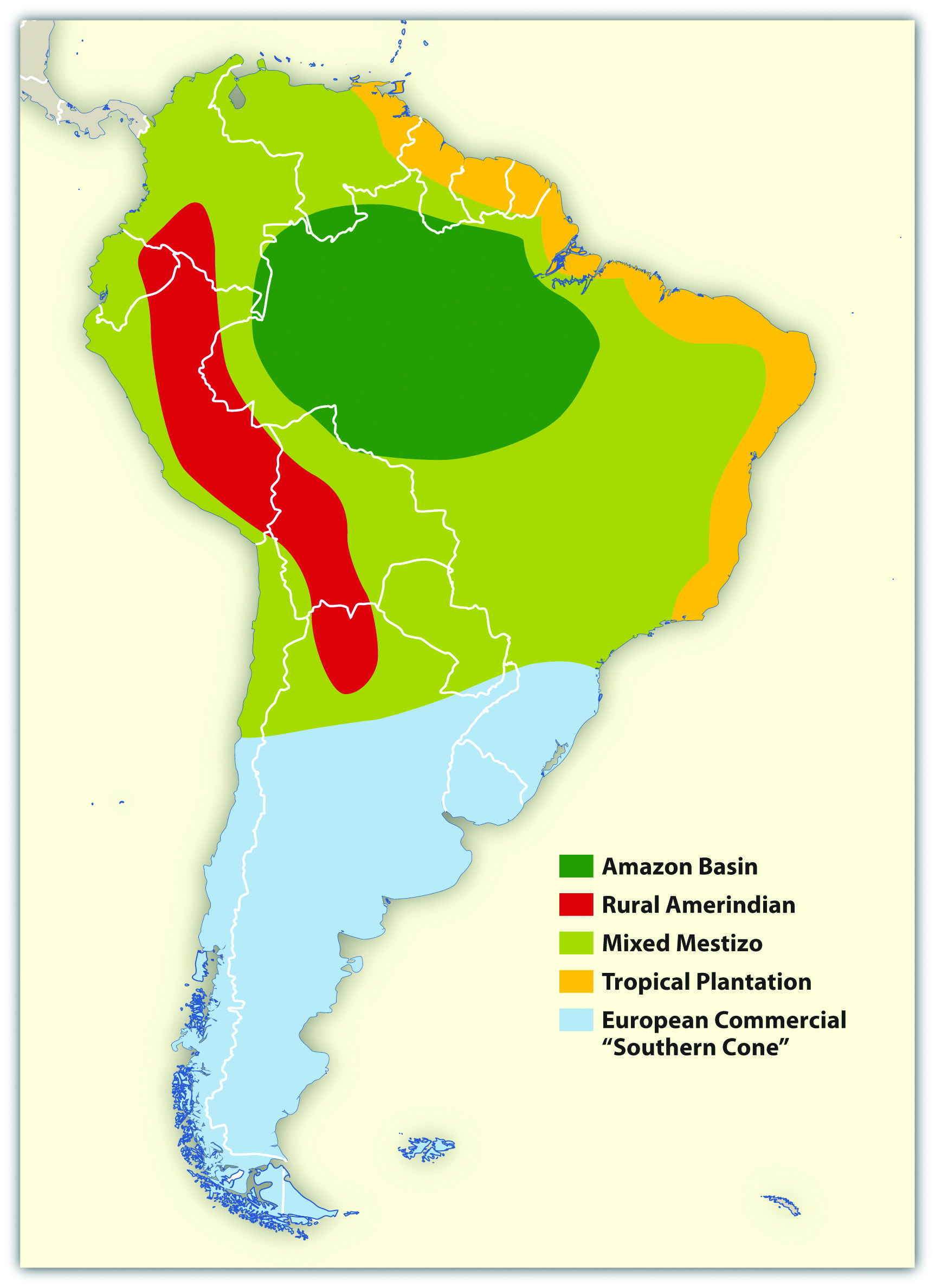 South America Map - Countries and Cities - GIS Geography