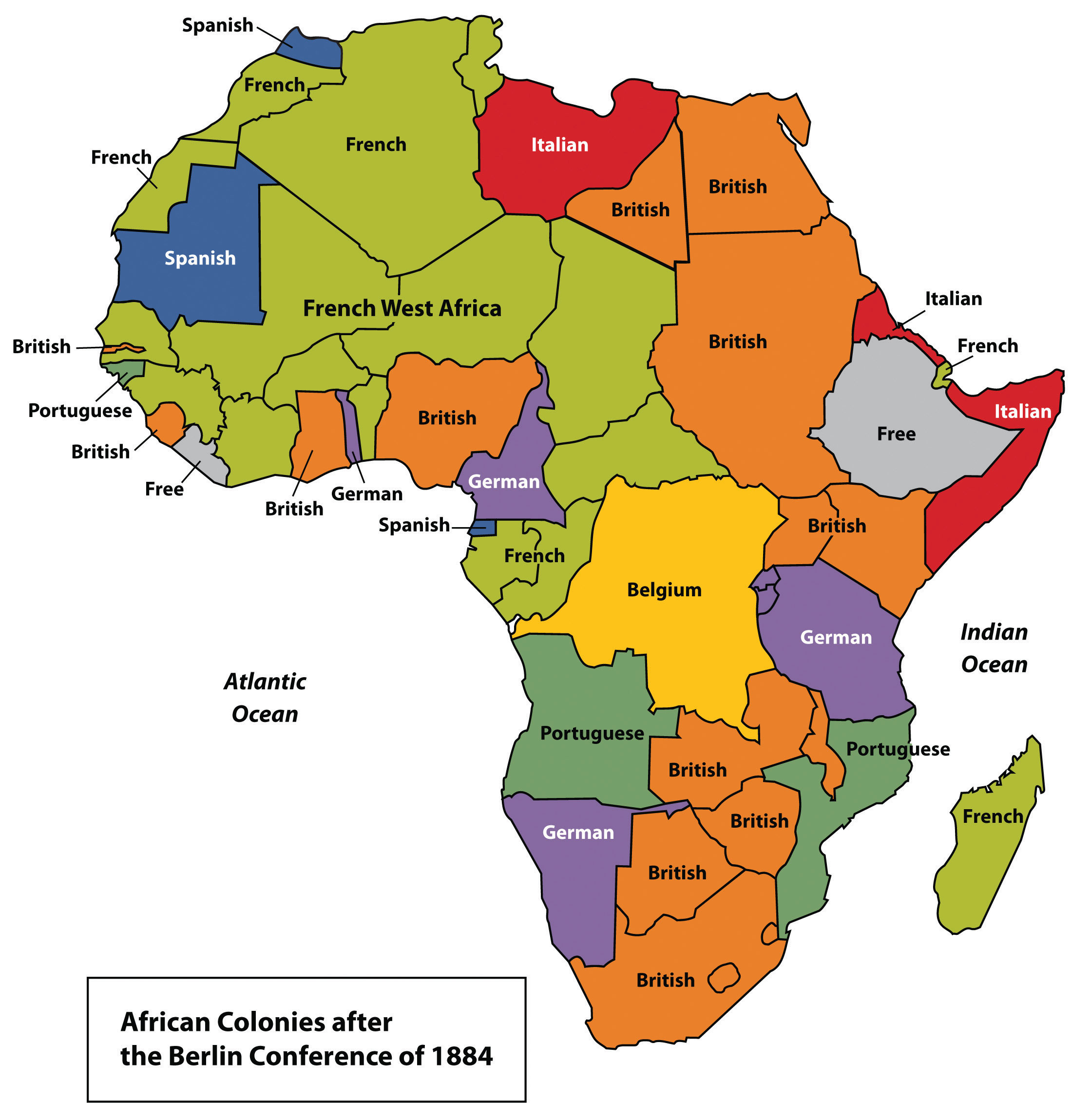 Map Of Sub Saharan Africa Countries