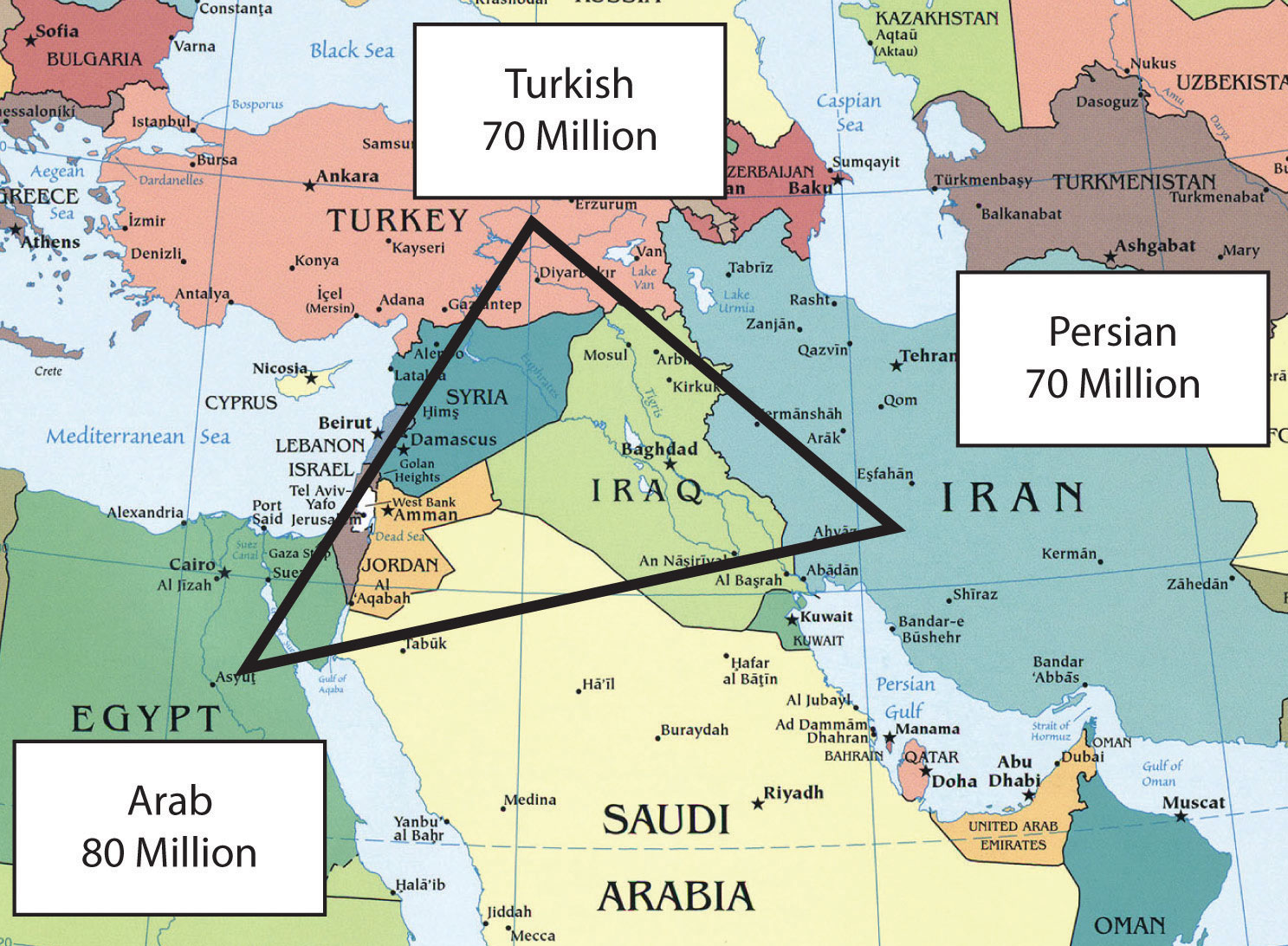 Iraq Turkey And Iran