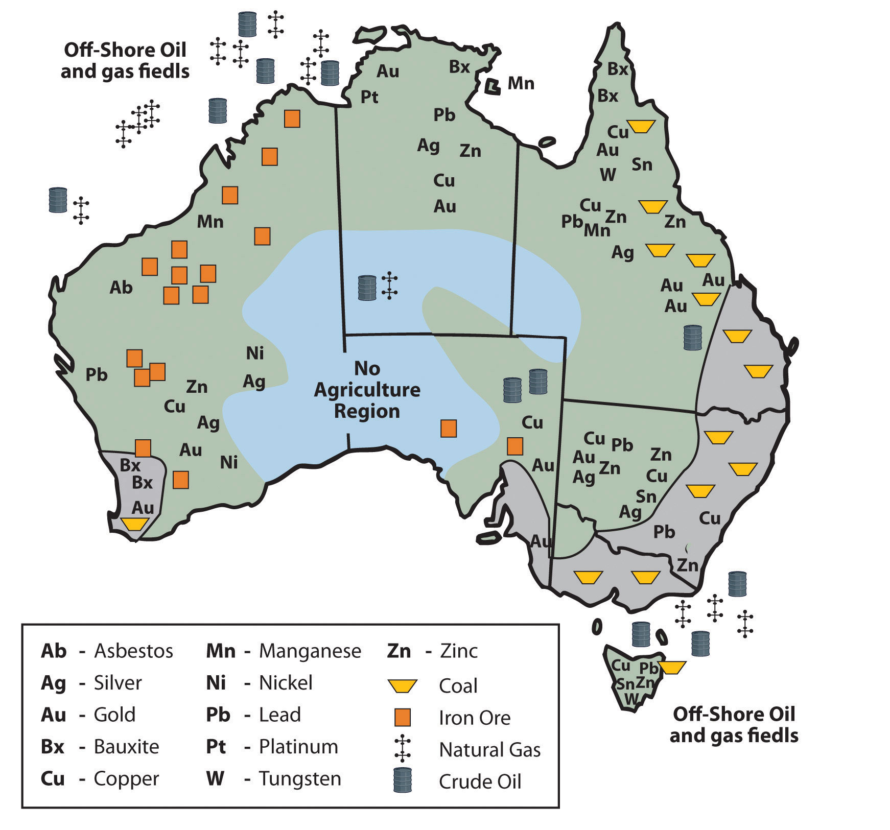 Природные ресурсы австралии. Карта полезных ископаемых Австралии. Минеральные ресурсы Австралии карта. Австралия месторождения полезных ископаемых на карте. Месторождения полезных ископаемых в Австралии.