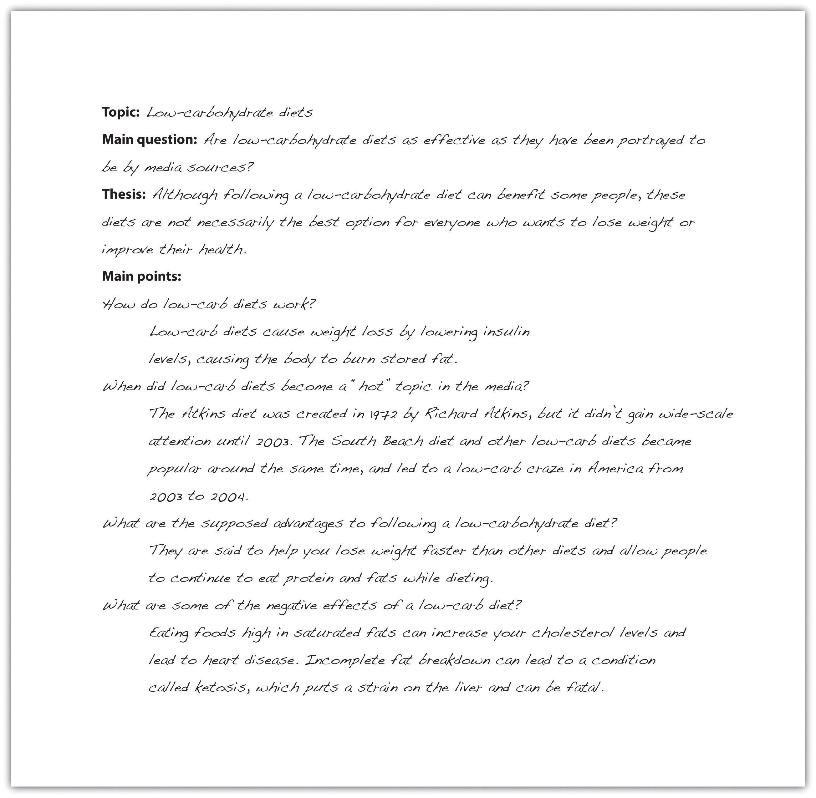 synthesis of the study thesis