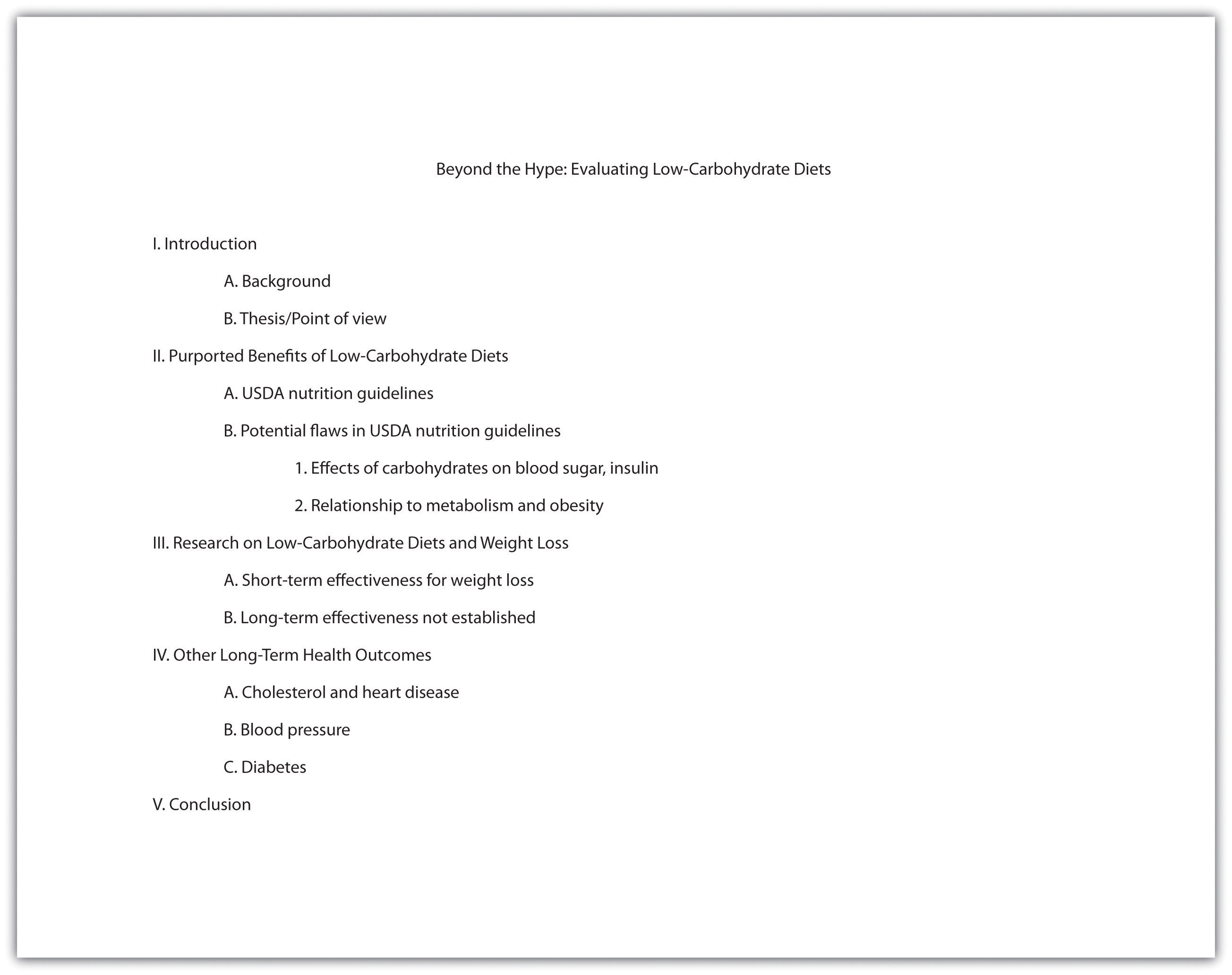 Organizing a Visual Presentation